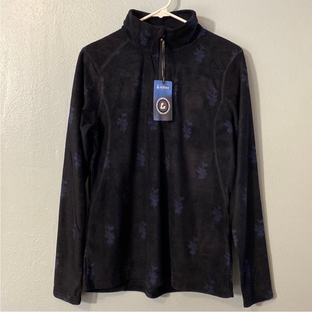 NWT Killtec Microfleece 1/4 Zip-Neck Pullover Jacket - Picture 2 of 15